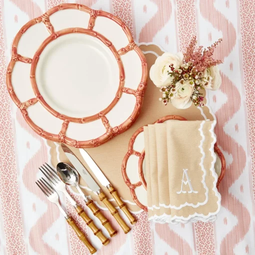 Mrs. Alice Edith Sand Napkins (Set of 4)< Napkins | Mrs. Alice Monogram