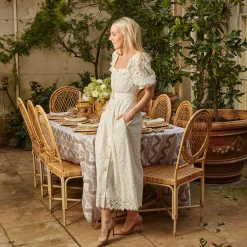 Mrs. Alice Edith Sand Placemats & Napkins (Set of 4)< Table Linen Sets | Mrs. Alice Monogram