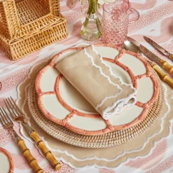 Mrs. Alice Edith Sand Placemats & Napkins (Set of 4)< Table Linen Sets | Mrs. Alice Monogram