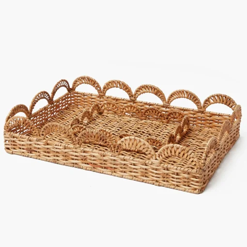 Mrs. Alice Elena Rattan Tray< Trays | Trays