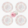 Mrs. Alice Eliza Floral Starter Plates (Set of 4)< Summer Crockery | Starter Plates