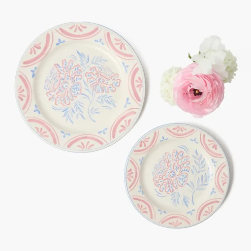 Mrs. Alice Eliza Floral Starter Plates (Set of 4)< Summer Crockery | Starter Plates