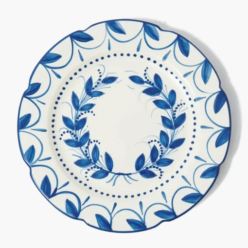 Mrs. Alice Elizabeth Blue Garland Dinner Plate< Dinner Plates