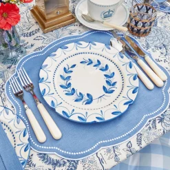 Mrs. Alice Elizabeth Blue Garland Dinner Plate< Dinner Plates