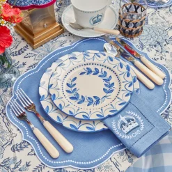 Mrs. Alice Elizabeth Blue Garland Dinner Plate< Dinner Plates