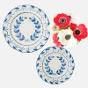 Mrs. Alice Elizabeth Blue Garland Starter Plate< Starter Plates