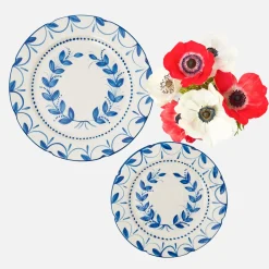 Mrs. Alice Elizabeth Blue Garland Starter Plate< Starter Plates