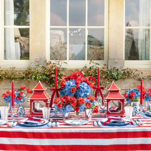 Mrs. Alice Elizabeth Blue Garland Starter Plates (Set of 4)< Starter Plates | Crockery Sets