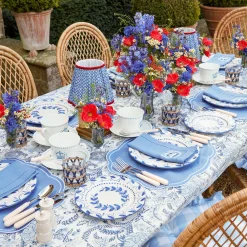 Mrs. Alice Elizabeth Blue Garland Starter Plate< Starter Plates