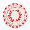 Mrs. Alice Elizabeth Red Garland Dinner Plate< Dinner Plates
