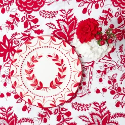 Mrs. Alice Elizabeth Red Garland Starter Plates< Starter Plates