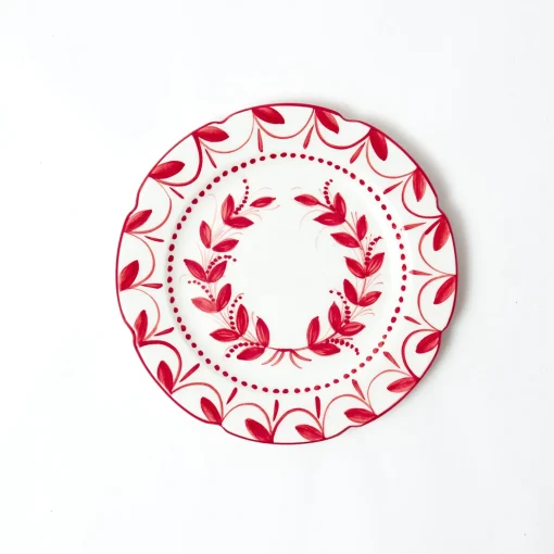Mrs. Alice Elizabeth Red Garland Starter Plates< Starter Plates