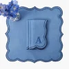 Mrs. Alice Eloise Blue & Navy Napkins (Set of 4)< Napkins | Mrs. Alice Monogram