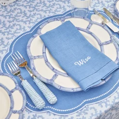 Mrs. Alice Eloise Blue Placemats (Set of 4)< Summer Table Linen | Placemats