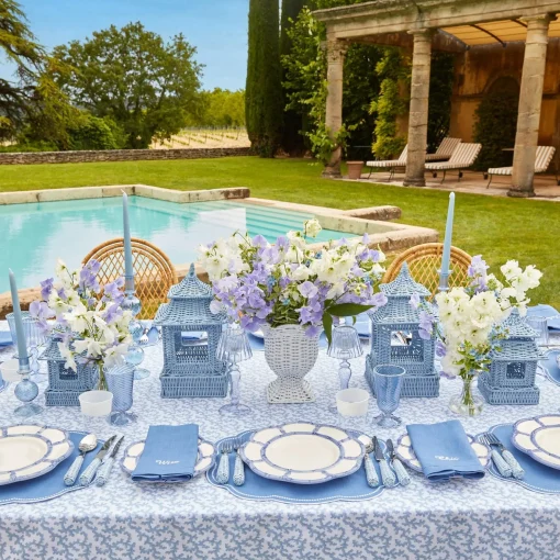 Mrs. Alice Eloise Blue Placemats (Set of 4)< Summer Table Linen | Placemats