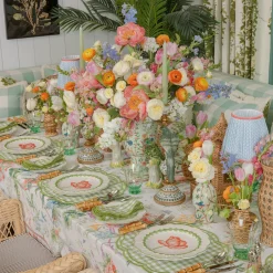 Mrs. Alice Eloise Green Gingham Placemats & Napkins (Set of 4)< Summer Table Linen | Table Linen Sets