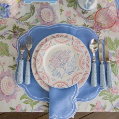 Mrs. Alice Eloise Periwinkle Placemats (Set of 4)< Summer Table Linen | Placemats