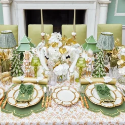 Mrs. Alice Emerald Glass Christmas Tree (Pair)< Christmas Decorations