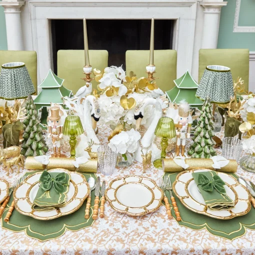 Mrs. Alice Emerald Glass Christmas Tree (Pair)< Christmas Decorations