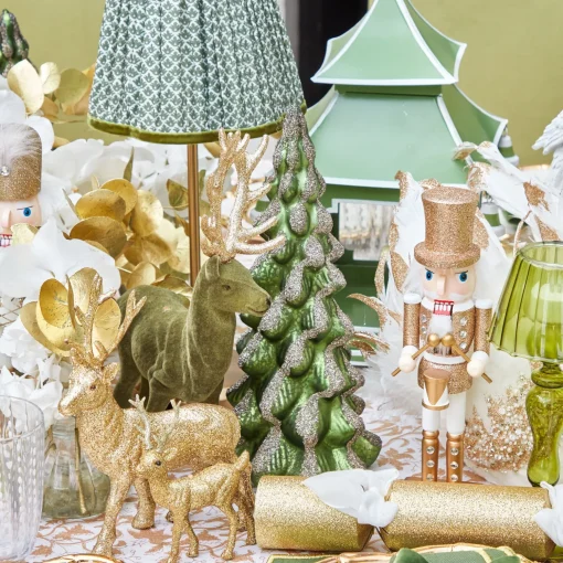 Mrs. Alice Emerald Glass Christmas Tree (Pair)< Christmas Decorations