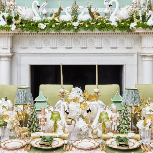 Mrs. Alice Emerald Glass Christmas Tree (Pair)< Christmas Decorations