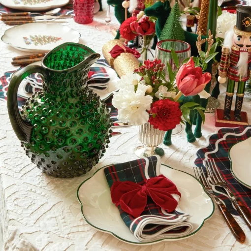 Mrs. Alice Emerald Green Hobnail Jug< Jugs