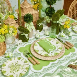 Mrs. Alice Emerald Hobnail Glasses & Jug Set< Glassware Sets