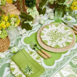 Mrs. Alice Emerald Hobnail Glasses & Jug Set< Glassware Sets