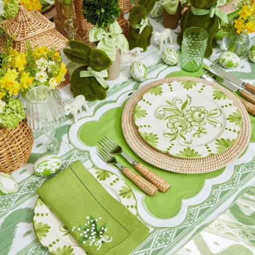 Mrs. Alice Emerald Hobnail Glasses & Jug Set< Glassware Sets