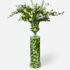Mrs. Alice Emmeline Green Floral Urn & Pedestal< Vases | Vases & Planters