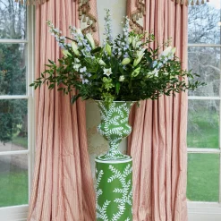 Mrs. Alice Emmeline Green Floral Urn< Vases | Vases & Planters
