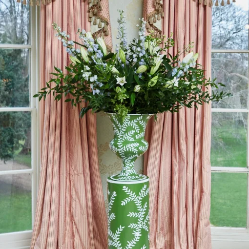 Mrs. Alice Emmeline Green Floral Urn< Vases | Vases & Planters