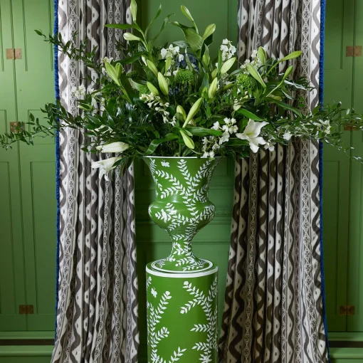 Mrs. Alice Emmeline Green Floral Urn< Vases | Vases & Planters