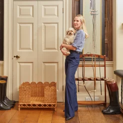 Mrs. Alice Ethel Rattan Dog Bed< Furniture | Furniture