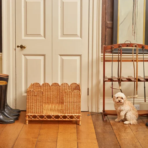 Mrs. Alice Ethel Rattan Dog Bed< Furniture | Furniture