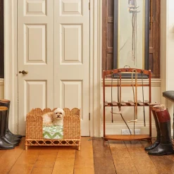 Mrs. Alice Ethel Rattan Dog Bed< Furniture | Furniture