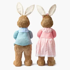 Mrs. Alice Extra Large Mr & Mrs Easter Bunny (Pair)< Spring Decorations