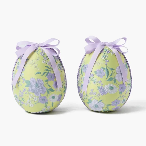 Mrs. Alice Fabric Easter Egg (Pair)< Spring Decorations