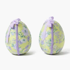 Mrs. Alice Fabric Easter Egg (Pair)< Spring Decorations