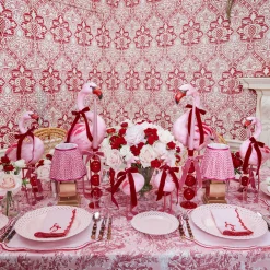 Mrs. Alice Faye Flamingo Glasses (Set of 4)< Glasses