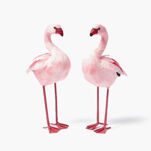 Mrs. Alice Faye Flamingo (Pair) - 30cm< Year-round Decorations | Spring Decorations