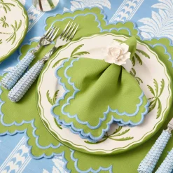 Mrs. Alice Fiore Porcelain Napkin Rings (Set of 4)< Napkin Rings & Bows | For The Hostess