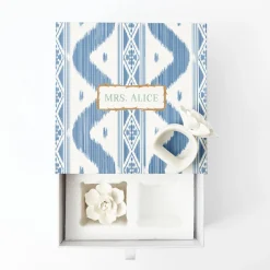 Mrs. Alice Fiore Porcelain Napkin Rings (Set of 4)< Napkin Rings & Bows | For The Hostess