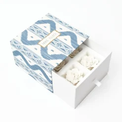 Mrs. Alice Fiore Porcelain Napkin Rings (Set of 4)< Napkin Rings & Bows | For The Hostess