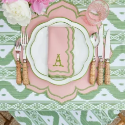 Mrs. Alice Fleur Pink Napkins (Set of 4)< Napkins | Mrs. Alice Monogram