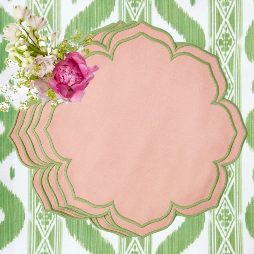 Mrs. Alice Fleur Pink Placemats (Set of 4)< Placemats | For Her