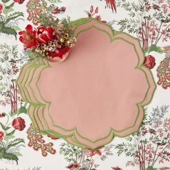 Mrs. Alice Fleur Pink Placemats (Set of 4)< Placemats | For Her