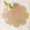 Mrs. Alice Fleur Sand Placemats (Set of 4)< Summer Table Linen | Placemats