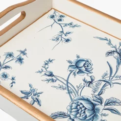 Mrs. Alice Floral Folding Tray< Trays