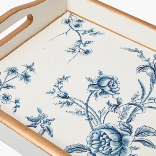 Mrs. Alice Floral Folding Tray< Trays